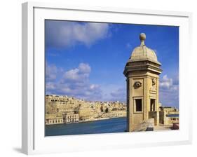 Watchtower, La Gardiola, Senglea, Malta-Guy Thouvenin-Framed Photographic Print