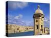 Watchtower, La Gardiola, Senglea, Malta-Guy Thouvenin-Stretched Canvas