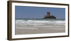 Watchtower Le Braye on the west coast of Jersey-enricocacciafotografie-Framed Photographic Print