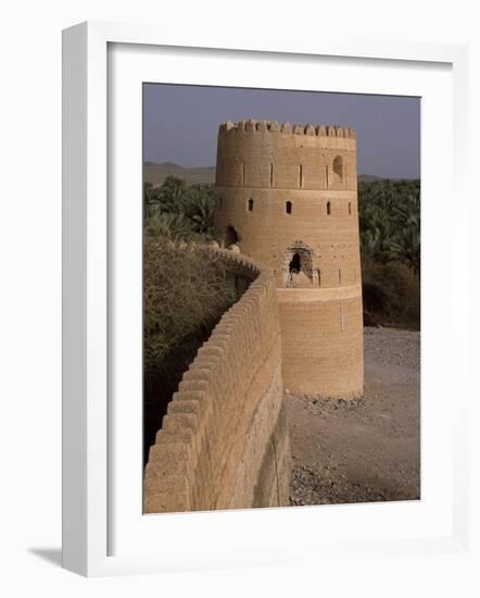 Watchtower of the Old Fort in the Village of Afi Sefalah-John Warburton-lee-Framed Photographic Print