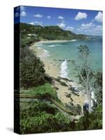Watego and Beach, Surf Brake Between Byron Bay and Cape Byron, New South Wales (Nsw), Australia-Robert Francis-Stretched Canvas
