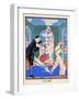 Water, 1919-21 (Pochoir Print)-Georges Barbier-Framed Giclee Print