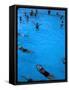 Water Aerobics in Pool at Kowloon Park, Hong Kong-Oliver Strewe-Framed Stretched Canvas