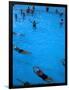 Water Aerobics in Pool at Kowloon Park, Hong Kong-Oliver Strewe-Framed Photographic Print