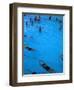 Water Aerobics in Pool at Kowloon Park, Hong Kong-Oliver Strewe-Framed Premium Photographic Print