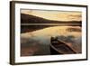 Water And Boat, Maine, New Hampshire Border, USA-null-Framed Photographic Print