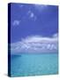 Water and Sky, Bora Bora, Pacific Islands-Mitch Diamond-Stretched Canvas