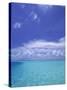 Water and Sky, Bora Bora, Pacific Islands-Mitch Diamond-Stretched Canvas