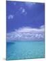 Water and Sky, Bora Bora, Pacific Islands-Mitch Diamond-Mounted Photographic Print