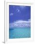 Water and Sky, Bora Bora, Pacific Islands-Mitch Diamond-Framed Photographic Print