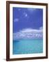 Water and Sky, Bora Bora, Pacific Islands-Mitch Diamond-Framed Photographic Print