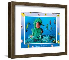 Water Babies, Seahorse-Tom Arma-Framed Art Print