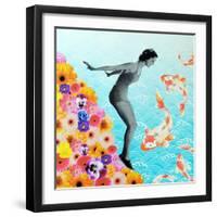 Water baby, 2019-Anne Storno-Framed Giclee Print