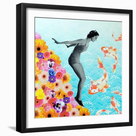 Water baby, 2019-Anne Storno-Framed Giclee Print