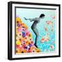 Water baby, 2019-Anne Storno-Framed Giclee Print