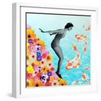 Water baby, 2019-Anne Storno-Framed Giclee Print