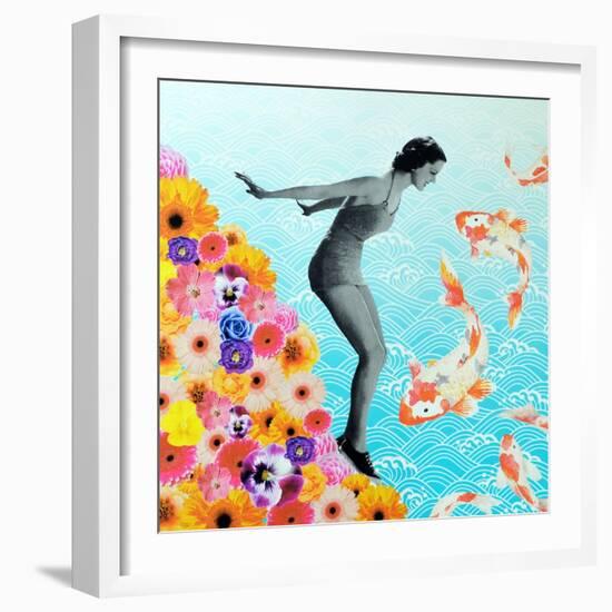 Water baby, 2019-Anne Storno-Framed Giclee Print