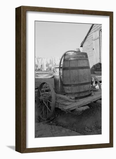 Water Barrel-Dorothea Lange-Framed Art Print