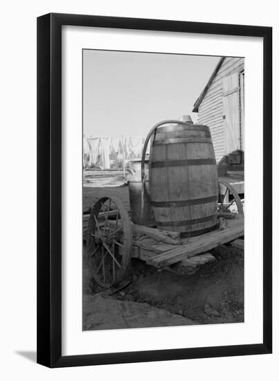 Water Barrel-Dorothea Lange-Framed Art Print