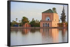 Water Basin Dating from the 12th Century Almohade Period and Pavilion-Guy Thouvenin-Framed Photographic Print