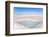 Water Beneath the Thin Crust of Salt, Salar De Uyuni, Bolivia, South America-Kim Walker-Framed Photographic Print