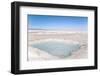 Water Beneath the Thin Crust of Salt, Salar De Uyuni, Bolivia, South America-Kim Walker-Framed Photographic Print