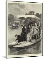 Water Bicycles on the Lake in the Central Park, New York-Robert Barnes-Mounted Giclee Print