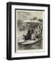 Water Bicycles on the Lake in the Central Park, New York-Robert Barnes-Framed Giclee Print