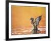 Water Bird Glimpse III-PHBurchett-Framed Art Print