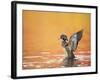 Water Bird Glimpse III-PHBurchett-Framed Art Print