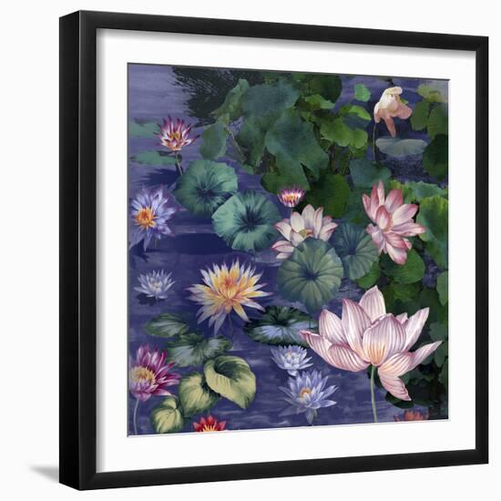 Water Blossoms-Bill Jackson-Framed Giclee Print