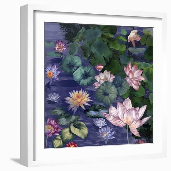 Water Blossoms-Bill Jackson-Framed Giclee Print