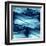 Water Blue Sea Waves Watercolor-maxim ibragimov-Framed Art Print