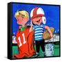 Water Boys - Jack & Jill-Lou Segal-Framed Stretched Canvas