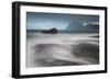 Water Breaks over Rocks at Uttakleiv, Lofoten Islands, Arctic, Norway, Scandinavia, Europe-David Clapp-Framed Photographic Print