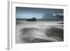 Water Breaks over Rocks at Uttakleiv, Lofoten Islands, Arctic, Norway, Scandinavia, Europe-David Clapp-Framed Photographic Print