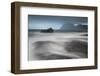 Water Breaks over Rocks at Uttakleiv, Lofoten Islands, Arctic, Norway, Scandinavia, Europe-David Clapp-Framed Photographic Print