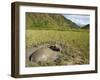 Water Buffalo in Mud Pool in Rice Field, Sagada Town, the Cordillera Mountains, Luzon, Philippines-Kober Christian-Framed Photographic Print