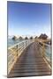 Water Bungalows of Pearl Beach Resort, Rangiroa Atoll, French Polynesia-Matteo Colombo-Mounted Photographic Print