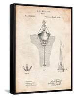 Water Buoy Patent-Cole Borders-Framed Stretched Canvas