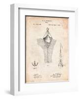 Water Buoy Patent-Cole Borders-Framed Art Print