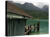 Water Bus and Cruise Boat Stop, Lake Annecy, Annecy, Rhone Alpes, France, Europe-Richardson Peter-Stretched Canvas