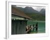 Water Bus and Cruise Boat Stop, Lake Annecy, Annecy, Rhone Alpes, France, Europe-Richardson Peter-Framed Photographic Print