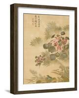 Water Caktrios and Frog-Ma Yuanyu-Framed Giclee Print