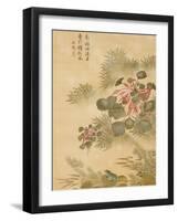 Water Caktrios and Frog-Ma Yuanyu-Framed Giclee Print