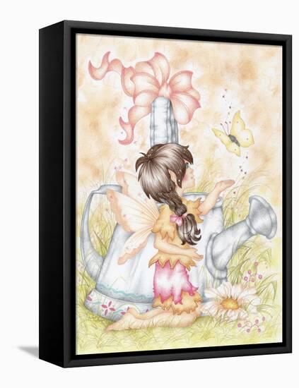 Water Can Fairie-Karen Middleton-Framed Stretched Canvas