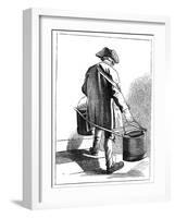 Water Carrier, 1737-1742-Bouchardon-Framed Giclee Print