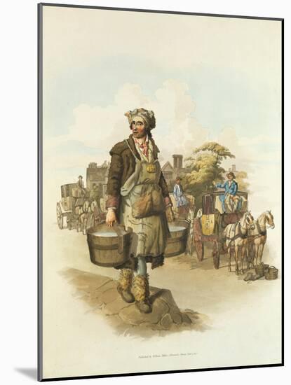 Water Carrier, 1808-William Henry Pyne-Mounted Giclee Print