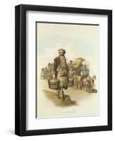 Water Carrier, 1808-William Henry Pyne-Framed Giclee Print