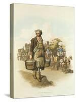 Water Carrier, 1808-William Henry Pyne-Stretched Canvas